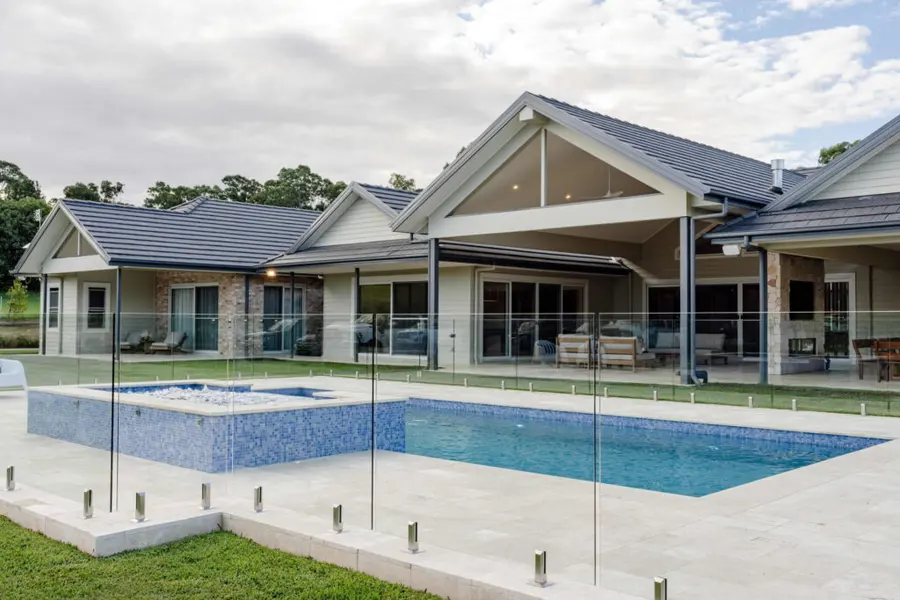 Natural stone paving, residential outdoor area, Sydney